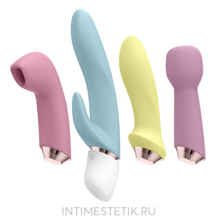 Satisfyer Marvelous Four - стимулятор 4в1 (4 насадки в комплекте)