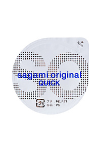 Ультратонкие полиуретановые презервативы SAGAMI Original QUICK 002, 6 шт. Ультратонкие полиуретановые презервативы SAGAMI Original QUICK 002, 6 шт.