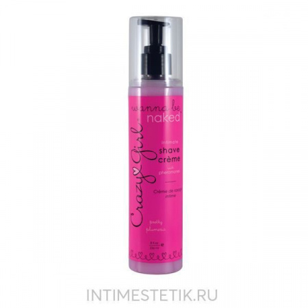 Крем с феромонами CRAZY GIRL Pretty Plumeria, 236 мл Крем с феромонами CRAZY GIRL Pretty Plumeria, 236 мл