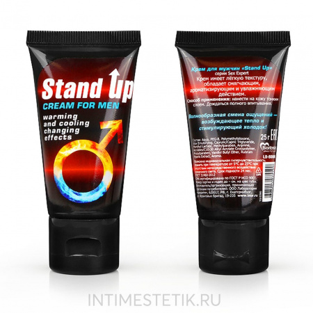 Укрепляющий эрекцию крем "STAND UP" Sex Expert