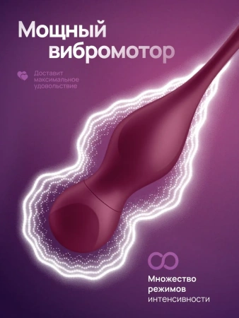 Satisfyer Love Birds Vary - вагинальные виброшарики со сменными насадками, пультом и приложением
