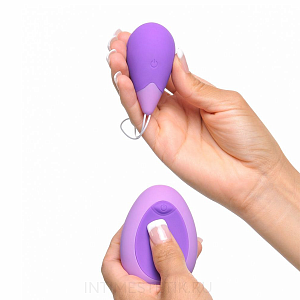 Вибростимулятор с пультом ДУ для тренировок Кегеля Fantasy For Her Remote Kegel Excite-Her Вибростимулятор с пультом ДУ для тренировок Кегеля Fantasy For Her Remote Kegel Excite-Her