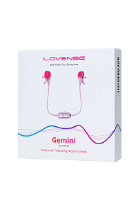GEMINI LOVENSE - виброзажимы для сосков с дистанционным управлением GEMINI LOVENSE - виброзажимы для сосков с дистанционным управлением