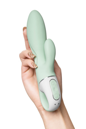 Вибратор с надувающейся головкой Air Pump Bunny 5+ Satisfyer Вибратор с надувающейся головкой Air Pump Bunny 5+ Satisfyer