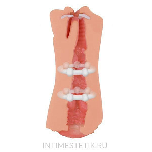 Двойной мастурбатор Satisfaction Goddess of Love (МЯТАЯ УПАКОВКА)