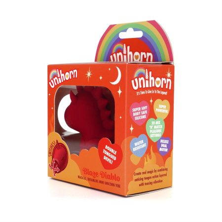 Unihorn Blaze Diablo - вибратор с раздвоенным язычком