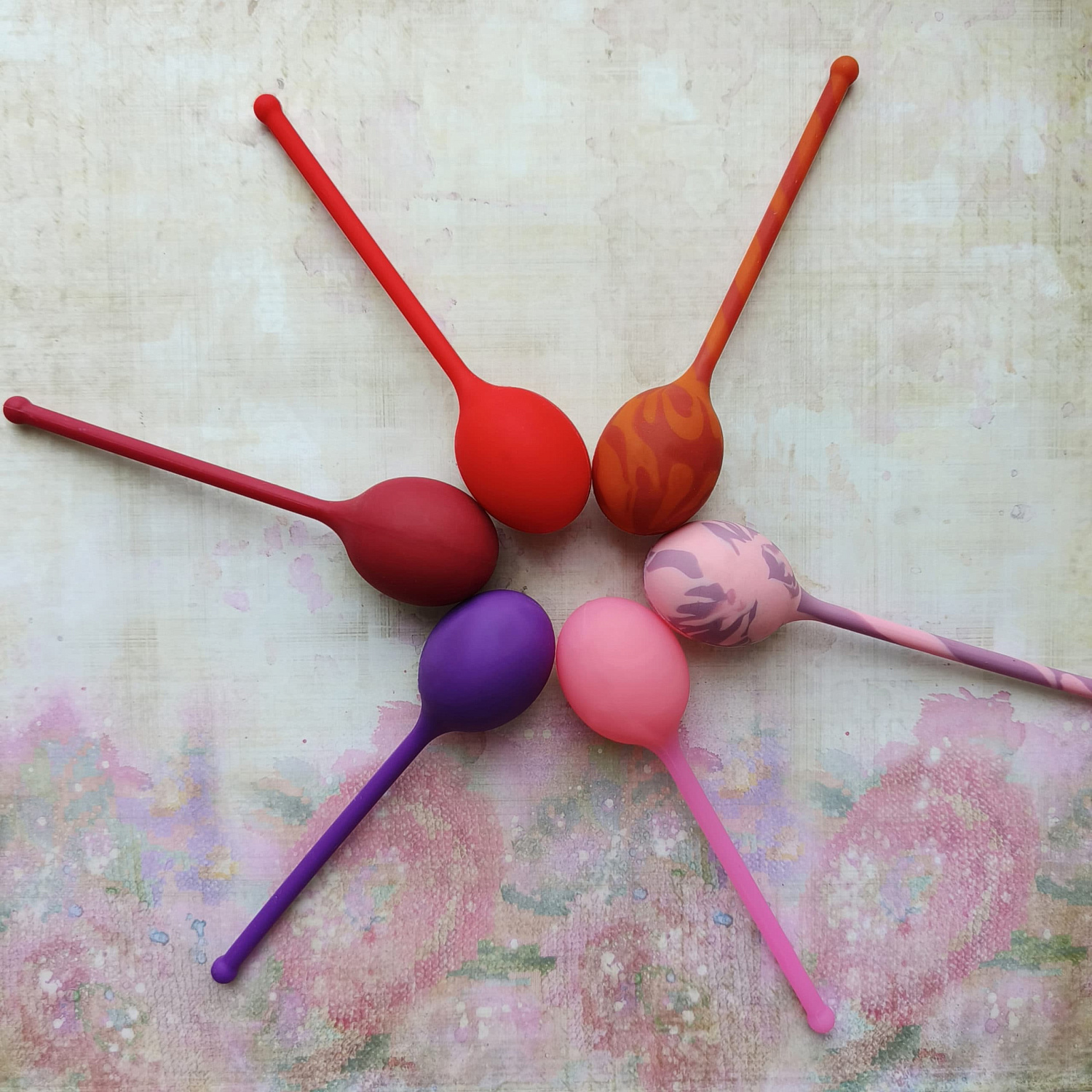 Вагинальный шарик Тренажер Яйцо "Секретный фитнес" (цвет в ассортименте)