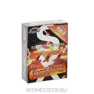 Презервативы SAGAMI Energy ультратонкие, 3 шт. (аромат энергетика) Презервативы SAGAMI Energy ультратонкие, 3 шт. (аромат энергетика)
