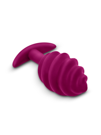 Gvibe Gplug Twist 2 - ребристая анальная пробка Gvibe Gplug Twist 2 - ребристая анальная пробка