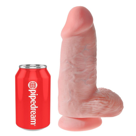 Фалломитатор утолщенный King Cock 9 Chubby для фистинга