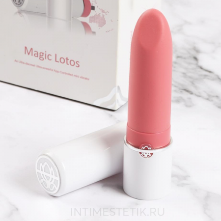 Мини-вибратор Magic Lotos с мобильным приложением