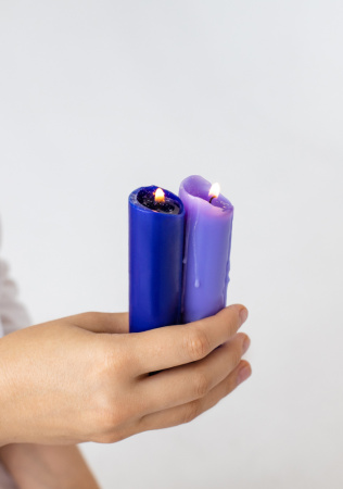 BONDAGE TO FLAME - набор из 2-х БДСМ-свечей (для WAX PLAY)