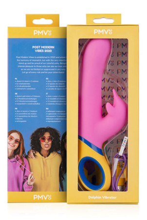 PMV20 Copy Dolphin - вибратор-кролик с ротацией и объемным отростком
