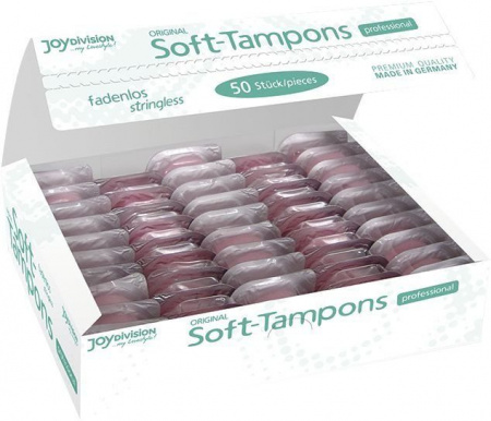 Тампоны мягкие JoyDivision Sport, Spa&Love 50шт. prof
