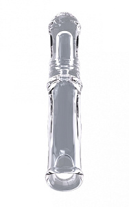 Нереалистичная насадка Wolf's Fang увеличивающая для пениса с вибрацией