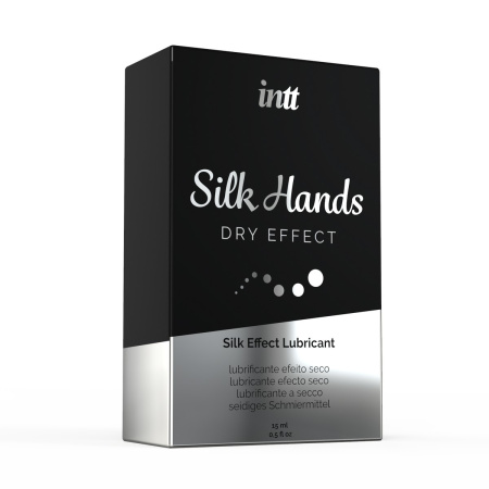 Гель с эффектом "сухого скольжения" INTT Silk Hands на силиконовой основе для интима и массажа