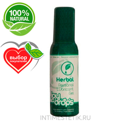Herbal JoyDrops смазка натуральная на водной основе 100 мл Herbal JoyDrops смазка натуральная на водной основе 100 мл