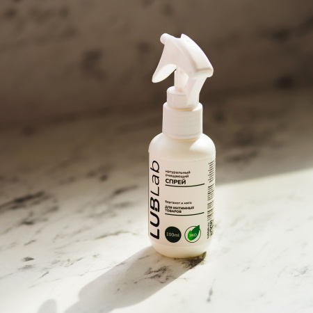 Очищающий эко-спрей LUBLab для интимных товаров, 100 мл