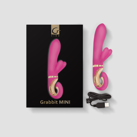 New! Вибратор-кролик Gvibe Grabbit MINI (Bioskin) с тремя моторчиками