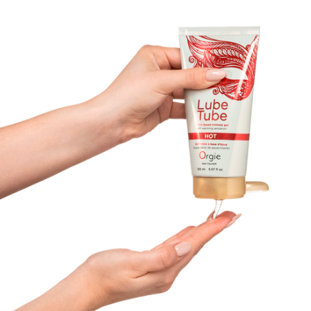 Orgie Lube Tube Hot - смазка с согревающим эффектом на водной основе, 150 мл