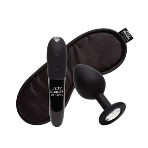 Набор Come To Bed Fifty Shades of Grey x We-Vibe (We-Vibe Tango X, анальная пробка, маска) Набор Come To Bed Fifty Shades of Grey x We-Vibe (We-Vibe Tango X, анальная пробка, маска)