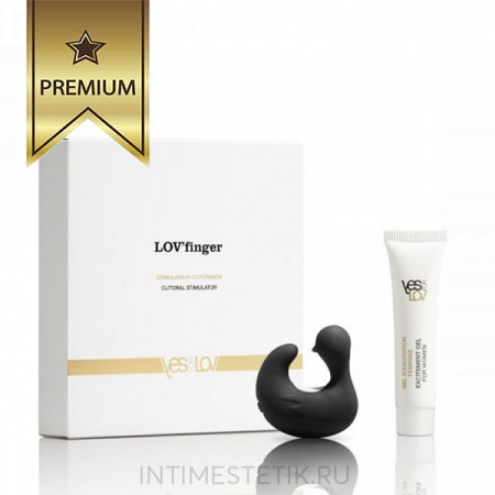 Подарочный набор YESforLOV LOV’finger: вибратор + стимулирующий гель