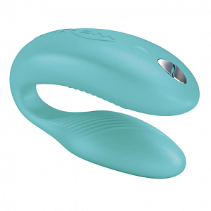 Вибромассажер We-Vibe Sync бирюзовый для пар анатомической формы Вибромассажер We-Vibe Sync бирюзовый для пар анатомической формы
