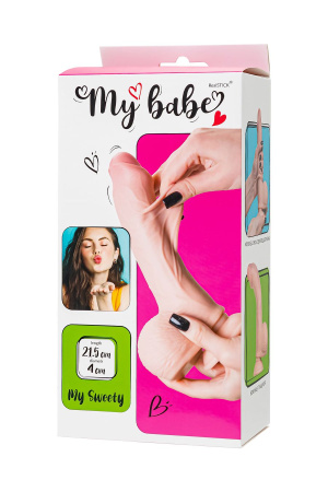 My Babe My Sweety (L 21,5 D 4) - фаллоимитатор с подвижной кожей