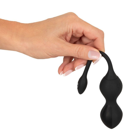 XouXou E-Stim Love Balls - виброшарики с электростимуляцией и пультом ДУ