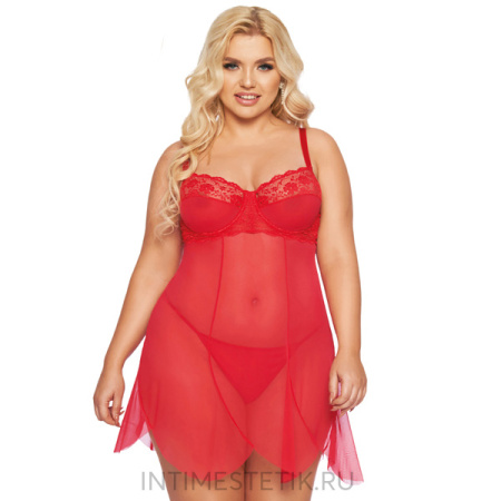 Эротическая сорочка и стринги SOFTLINE COLLECTION CARLA Эротическая сорочка и стринги SOFTLINE COLLECTION CARLA