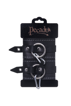 Наручники PECADO BDSM из натуральной кожи