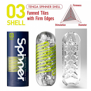 Мастурбатор TENGA SPINNER Shell