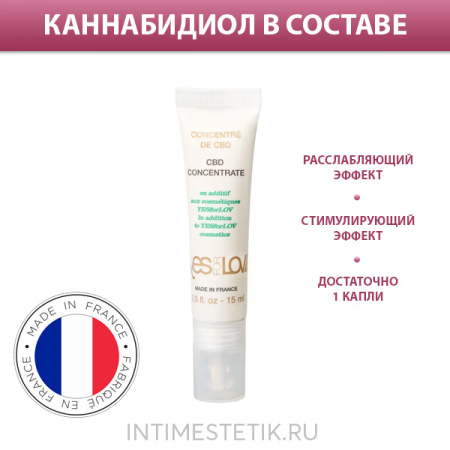 Возбуждающий гель-концентрат YESforLOV CBD CONCENTRATE, 15 мл Возбуждающий гель-концентрат YESforLOV CBD CONCENTRATE, 15 мл