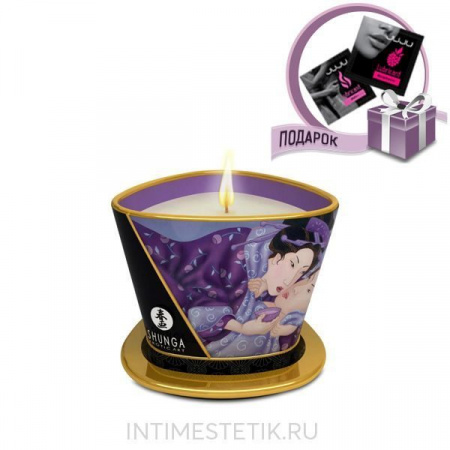 Свеча-масло для массажа Exotic Fruits Shunga, 170 мл