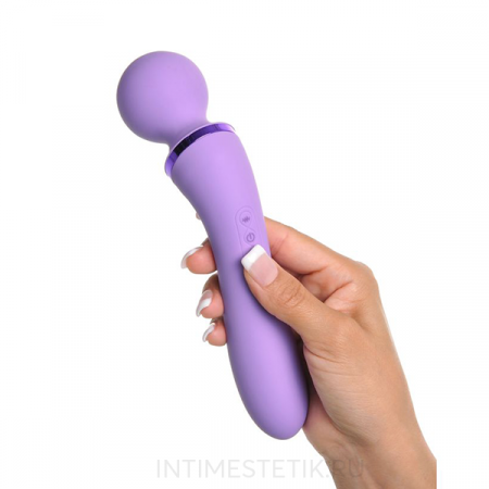 двухсторонний гибкий вибратор Fantasy For Her Duo Wand Massage-Her