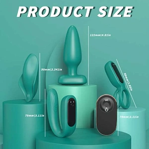 S-HANDE The Love Kit - набор из вибропули на пульте ДУ и 4-х силиконовых чехлов S-HANDE The Love Kit - набор из вибропули на пульте ДУ и 4-х силиконовых чехлов