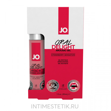 Гель для минета/кунилингуса "Оральный восторг" с десенсибилизацией (Клубника) Oral Delight Strawberry Sensation, 30 мл