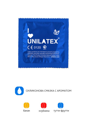 Презервативы Unilatex, multifrutis, 19 см, 5,4 см, 144 шт. 