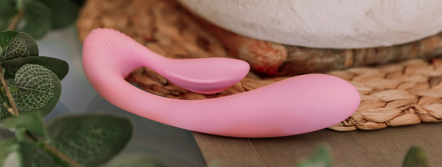 G-wave гибкий вибратор двойного назначения