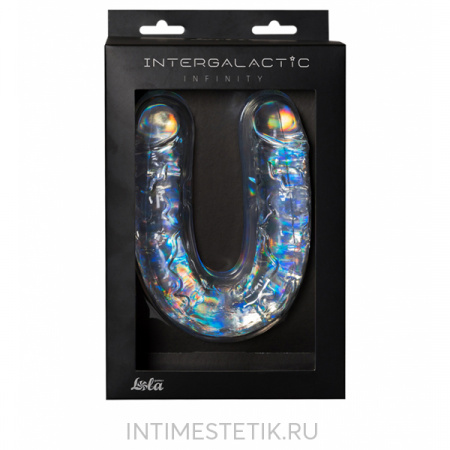 Прозрачный двойной фаллоc INTERGALACTIC INFINITY