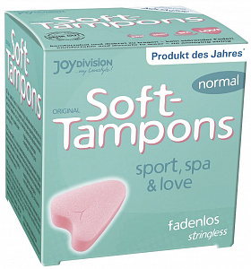 Тампоны мягкие JoyDivision Sport, Spa&Love 3шт. normal