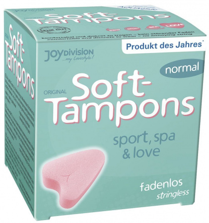 Тампоны мягкие JoyDivision Sport, Spa&Love 3шт. normal
