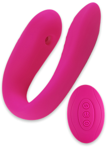 Вибратор для пар с вакуумной стимуляцией Devi (МЯГКАЯ УПАКОВКА)