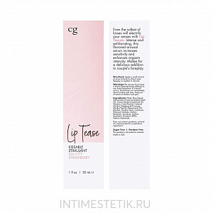 Возбуждающий крем для клитора со вкусом клубники CG, 30 мл