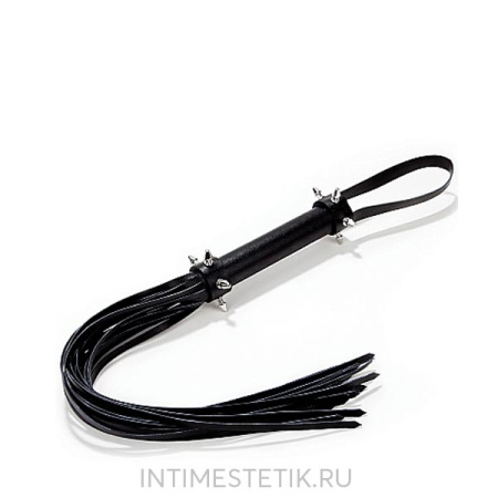 Кожаная плеть (флогер) Spiked Leather Whip