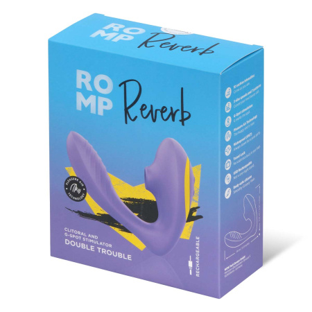 Romp Reverb - двойной вибратор с вакуумной стимуляцией Romp Reverb - двойной вибратор с вакуумной стимуляцией