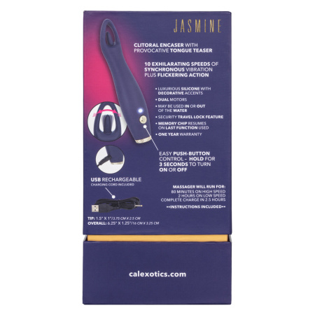 CHIC JASMINE - вибратор с движущимся язычком