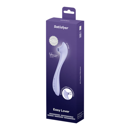 Satisfyer Easy Lover - вакуумный стимулятор с вибрацией на длинной ручке