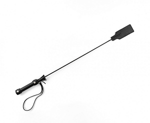 Стек LADY'S ARSENAL на длинной ручке из натуральной кожи