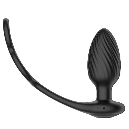 Nexus Tornado with Cock & Ball Rings - анальная пробка с функцией вращения и вибрацией